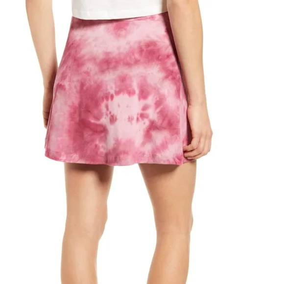Socialite skater tie dye mini skirt, medium, purple - Picture 3 of 8